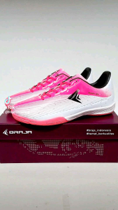 Braja-sepatu futsal Dewasa Braja speed storm In White pink