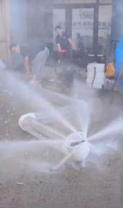 Dây thông cống bằng áp lực nước - Dùng cho máy phổ thông ren 22 cos 15