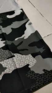 DIADORA Mix White and Green Camouflage Dri Fit T-Shirt