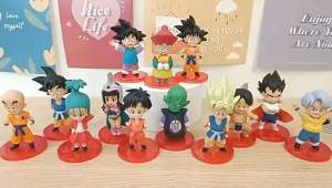 Mô hình Dragon Ball - WCF 13 nhân vật hồi nhỏ - Goku Gohan Goten Vegeta Trunks Bulma Piccolo Krillin Pan Upa - Cao 8cm