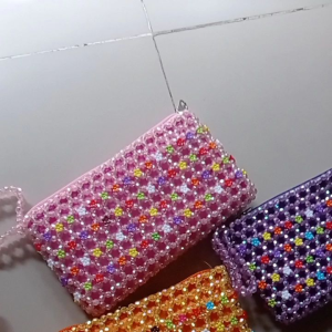Dompet monte / dompet manik / dompet wanita / dompet koin / dompet anyam murah