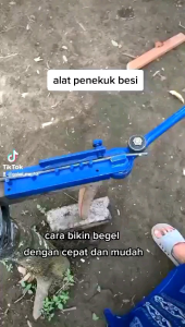 alat penekuk besi betton manual rapi dan kuat