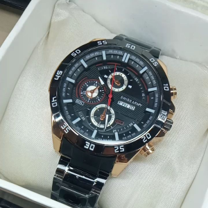 JAM TANGAN PRIA CHRONOGRAPH TANGGAL HARI AKTIF