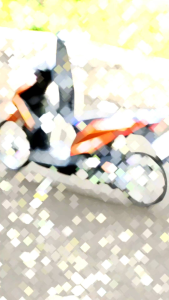 Tutup bagasi akrilik downdraft  beat fi all series 2013-2019 bening transparan tebal 5mm