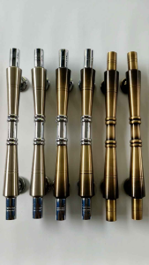 (4 Biji + Kunci) Handle Kuningan BAMBU CROM ANTIK Tarikan Pintu Kupu Tarung Rumah Minimalis Modern Pegangan Pintu Antik Anti Karat