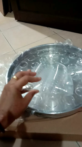 NAMPAN PERJAMUAN KUDUS TRADISIONAL 27 2 SUSUN + TUTUP SET MURAH .