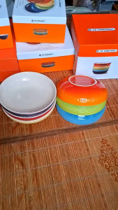 (Tách lẻ 1) ĐĨA SÂU LÒNG cầu vồng LE CREUSEET size 20cm