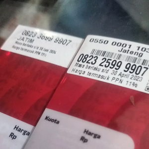 Kartu perdana Nomor Cantik Telkomsel kwarted 9999