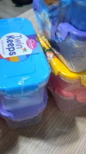 2n1 FOOD KEEPER TWIN PACK LUNCH BOX AIRTIGHT FOOD CONTAINER