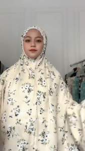 𝒴𝓃 | Mukena Dewasa Terbaru 2024 Rayon Motif Sekar Free Tas | Dailywear Travel Friendly