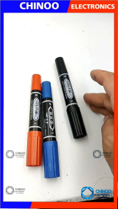 คำอธิบายเพิ่มเติมเกี่ยวกับ "ปากกาเคมี BLACK ดำ /RED เเดง /BLUE น้ำเงิน ปากกา เคมี