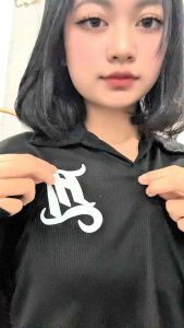 SM COLLECTIONN ATASAN WANITA VNECK YESKA KNIT WEAR PRINT