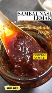 RESEPI 58 TAHUN SAMBAL NASI LEMAK MAK SALMAH!! 200g RESEPI 58 TAHUN SAMBAL NASI LEMAK MAK SALMAH!! 200g RESEPI 58 TAHUN SAMBAL NASI LEMAK MAK SALMAH!! 200g