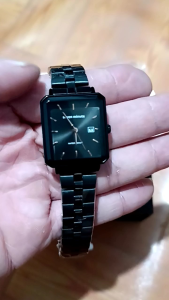 JAM TANGAN WANITA ANTI AIR TANGGAL AKTIF BODY DAN RANTAI FULL STAINLESS