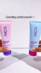 SCORA FASH WASH LOW pH 1% Salicylic Acid Gentle Wash / Scora D-Panthenol Gentle Low pH Cleanser