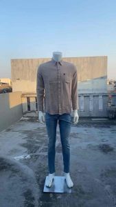 Vanfive Kemeja Pria Basic Polos Panjang Coksu B0160