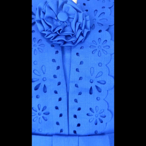 Atasan Saja Kebaya Encim Moderen Lengan Pendek Remaja Dewasa Viani Warna Biru Elektronik Bca