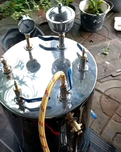 1 set kompor mata seribu untuk boiler kapasitas 202530L