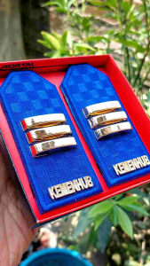 Pangkat PDU Kemenhub 3C Bahan Dasar Kain Bordir & Logam Kuningan