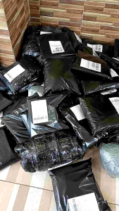 Bedcover Set Motif Kotak Aesthetic & Bahan Katun Disperse