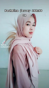 Pashmina instan jersey premium 180x80cm/pashmina instan