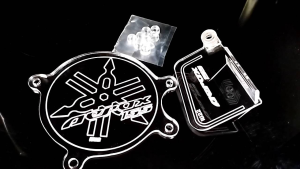 5mm Acrylic Clear Pulley Cover Set for AEROX
