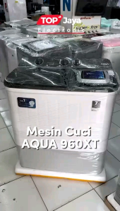 MESIN CUCI AQUA 9KG 2 TABUNG NEW SERIES