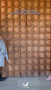 MAEZA COUPLE SET DRESS SILK MOTIF BY VENTE