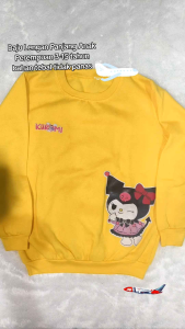 Baju Kaos Anak Perempuan Lengan Panjang Kuromi Terbaru