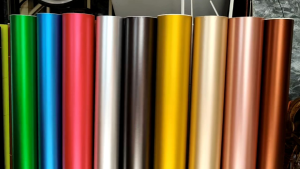 สติ๊กเกอร์ฟิล์มสีด้านสวยๆ  สติ๊กเกอร์ซาติน สำหรับติดรถยนต์ มอเตอร์ไซค์ ขนาดใหญ่ กว้างเป็นพิเศษ(ในตัวเลือกนะคะ)