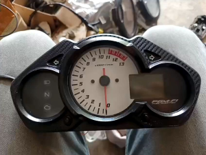 sticker lapisan atas bawah polarizer polariser speedometer motor honda cb 150 r old