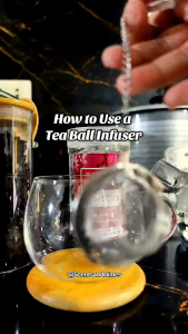 Stainless steel snap tea strainer (Ball/ Sphere) WITH AND WITHOUT HANDLE