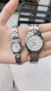 Đồng hồ nữ HL AH348 dây thép cao cấp  máy nhật chống nước tốt ( TẶNG HỘP - PIN - DỤNG CỤ THÁO MẮT DÂY )