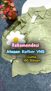 New Atasan Katbor VNS import/Atasan katbor wanita terbaru/Atasan VNS/blouse katbor/kemeja katbor sage
