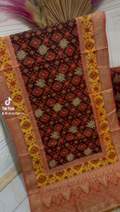 Kain Songket Palembang Limar Tiga Negri & Tenun Mesin Kualitas Premium