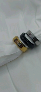 Cincin Couple Titanium Ukiran Nama: Cincin Anti Karat