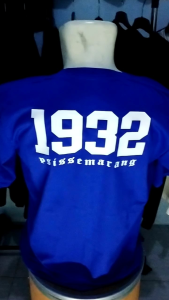 Kaos PSIS 1932 Semarang Football Culture - Bahan 100% Cotton Combed 30s, Nyaman, Menyerap Keringat - Sablon Digital DTF/Polyflex Tahan Lama