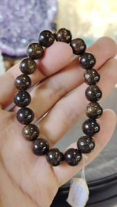Natural Brazil High Grade Copper Rutilated Crystal Beads Bracelet CR01 #CrystalBracelet