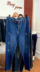 Celana Jeans Wanita Highwaist Size Jumbo