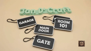 Customized 3D Print Key Tag High Quality 3D Printed