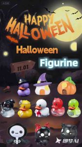 Gift This SG 2025 Halloween Miniature scary terrarium figurine home decor display