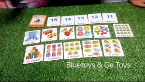 BLUETOYS KARTU MENGENAL ANGKA/MAINAN EDUKATIF UNTUK TERAPI WICARA SPEECH DELAY TERLAMBAT BICARA