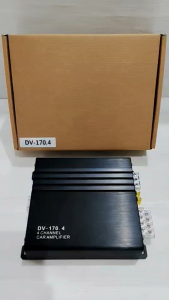 เพาเวอร์แอมป์รถยนต์ขับเสียงกลาง คลาสD 4CH เสียงดี รุ่น DV-170.4 ขับดอกลำโพงเสียงกลางได้ 6 ดอก