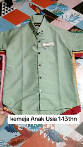 BAJU LEBARAN Kemeja Anak Laki Laki Warna Ungu Lilac Untuk Usia 1-13Tahun Terlaris 2015