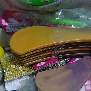 Sisir Rambut Model Gagang Wara Coklat