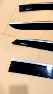 Talang Air MG 5 MG5 2022 2024 2025 2026 2027 Side Visor Flat Hitam List Chrome .