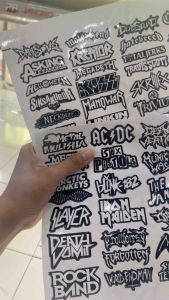70 PCS STICKER PACK BAND METAL VIRAL ANTI AIR