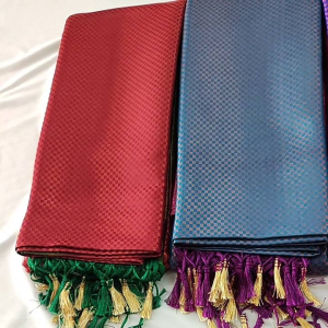 KUBERA SOFT SILK PATTU SAREE CONTRAST BLOUSE AND PALLU KUNJEM SOFT SILK LIGHT WEIGHT