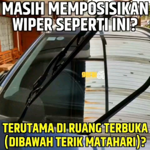Aksesoris Mobil Penyangga Wiper Up Stand (Mencegah Baret & Gores Kaca)