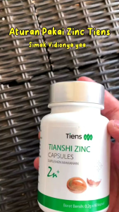 Zinc Tiens Penggemuk Badan Anak Dan Dewasa - Vitamin Penambah Berat Badan Anak | Suplemen Nafsu Makan Anak Balita | Penggemuk Badan Tiens Ori